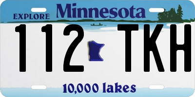 MN license plate 112TKH