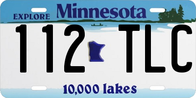 MN license plate 112TLC