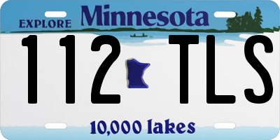 MN license plate 112TLS