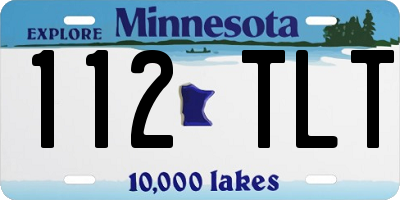 MN license plate 112TLT