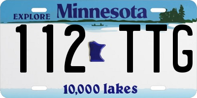 MN license plate 112TTG