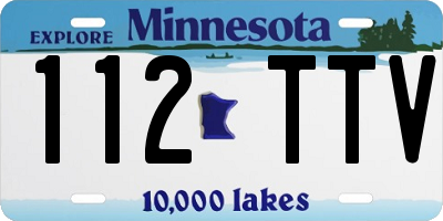 MN license plate 112TTV