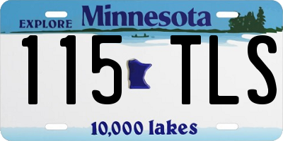 MN license plate 115TLS
