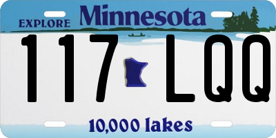 MN license plate 117LQQ