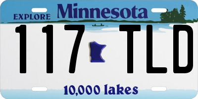 MN license plate 117TLD
