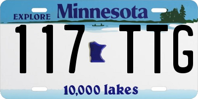 MN license plate 117TTG