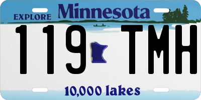 MN license plate 119TMH