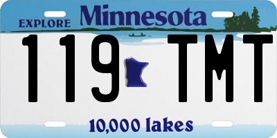 MN license plate 119TMT