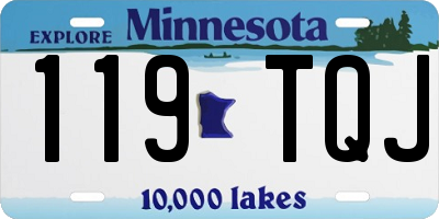 MN license plate 119TQJ