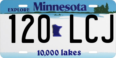 MN license plate 120LCJ