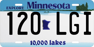 MN license plate 120LGI