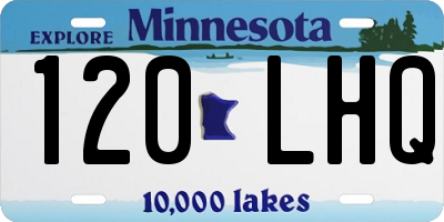 MN license plate 120LHQ