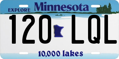 MN license plate 120LQL