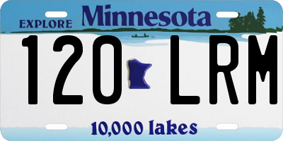 MN license plate 120LRM