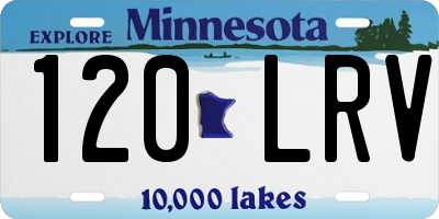MN license plate 120LRV