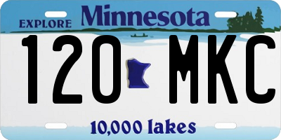 MN license plate 120MKC