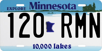 MN license plate 120RMN