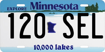 MN license plate 120SEL