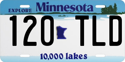 MN license plate 120TLD