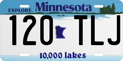 MN license plate 120TLJ