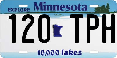 MN license plate 120TPH