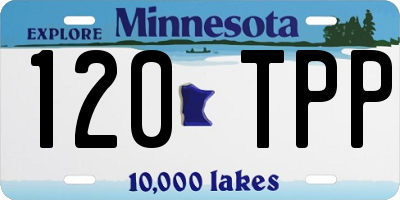 MN license plate 120TPP