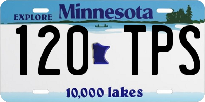 MN license plate 120TPS