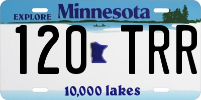 MN license plate 120TRR