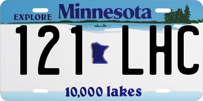 MN license plate 121LHC
