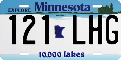 MN license plate 121LHG