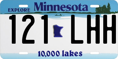 MN license plate 121LHH