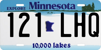 MN license plate 121LHQ