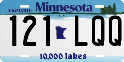 MN license plate 121LQQ