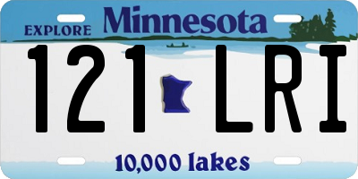 MN license plate 121LRI