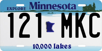 MN license plate 121MKC