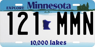 MN license plate 121MMN
