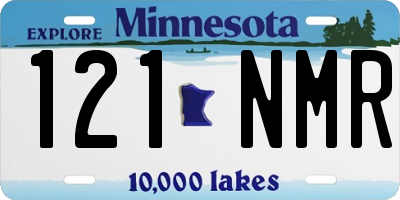 MN license plate 121NMR