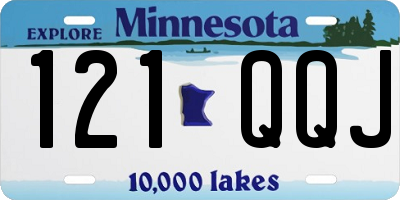 MN license plate 121QQJ