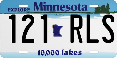 MN license plate 121RLS