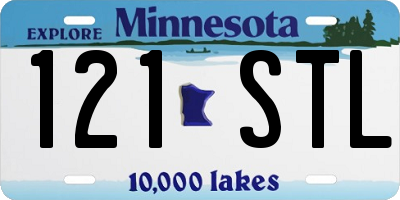 MN license plate 121STL