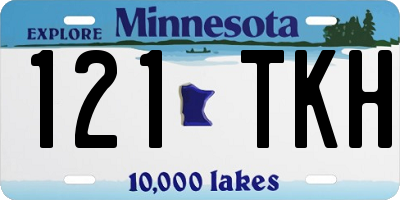 MN license plate 121TKH
