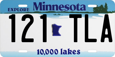 MN license plate 121TLA