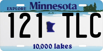 MN license plate 121TLC