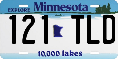 MN license plate 121TLD