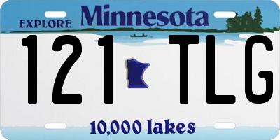 MN license plate 121TLG