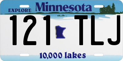 MN license plate 121TLJ