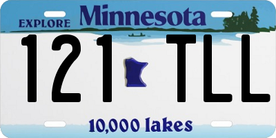 MN license plate 121TLL