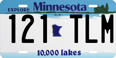 MN license plate 121TLM