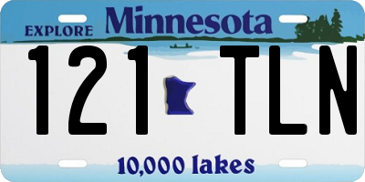 MN license plate 121TLN