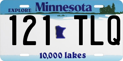 MN license plate 121TLQ